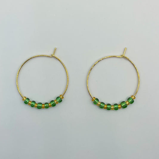 Earrings Green