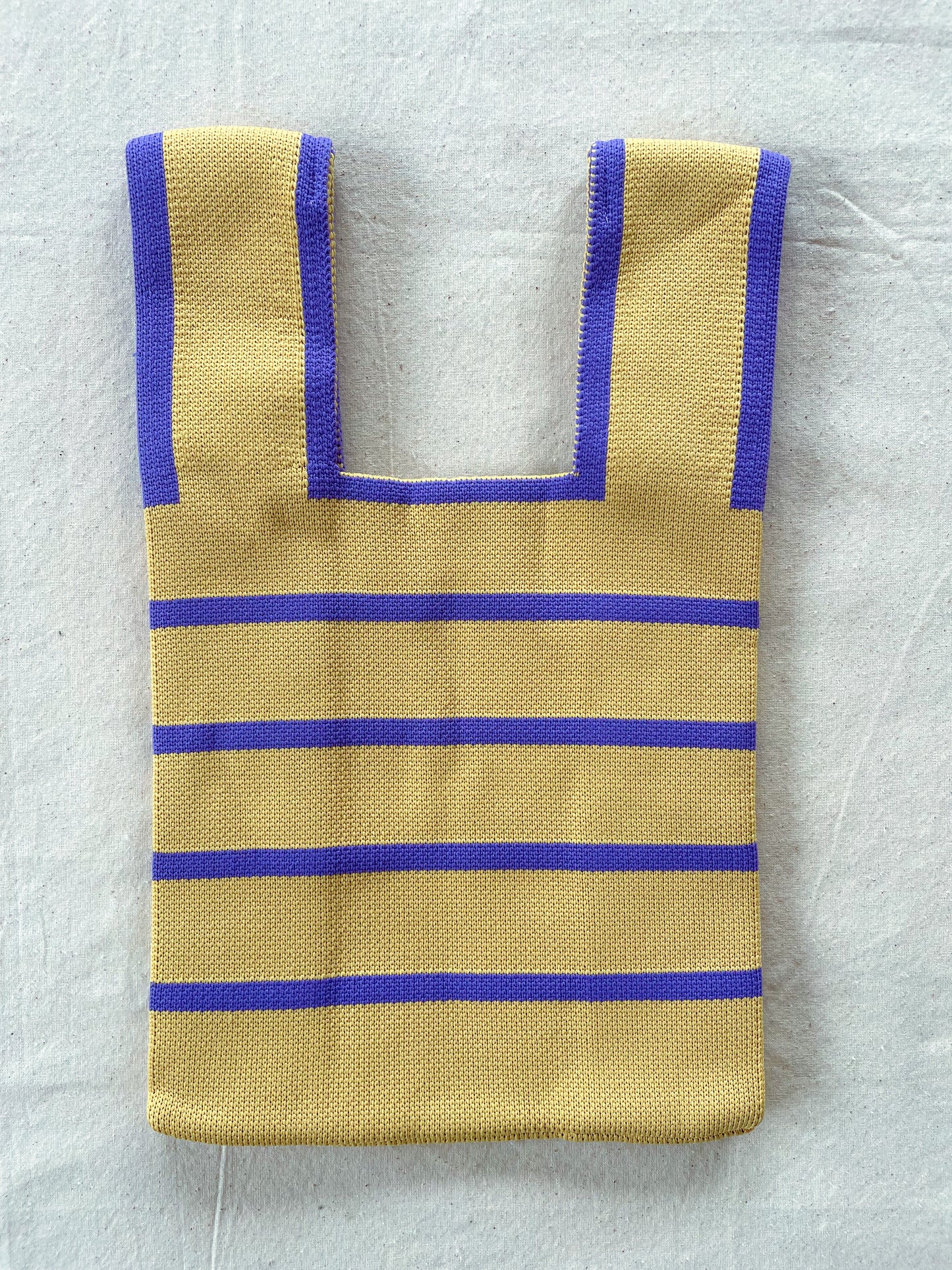 Bag yellow and purple- small